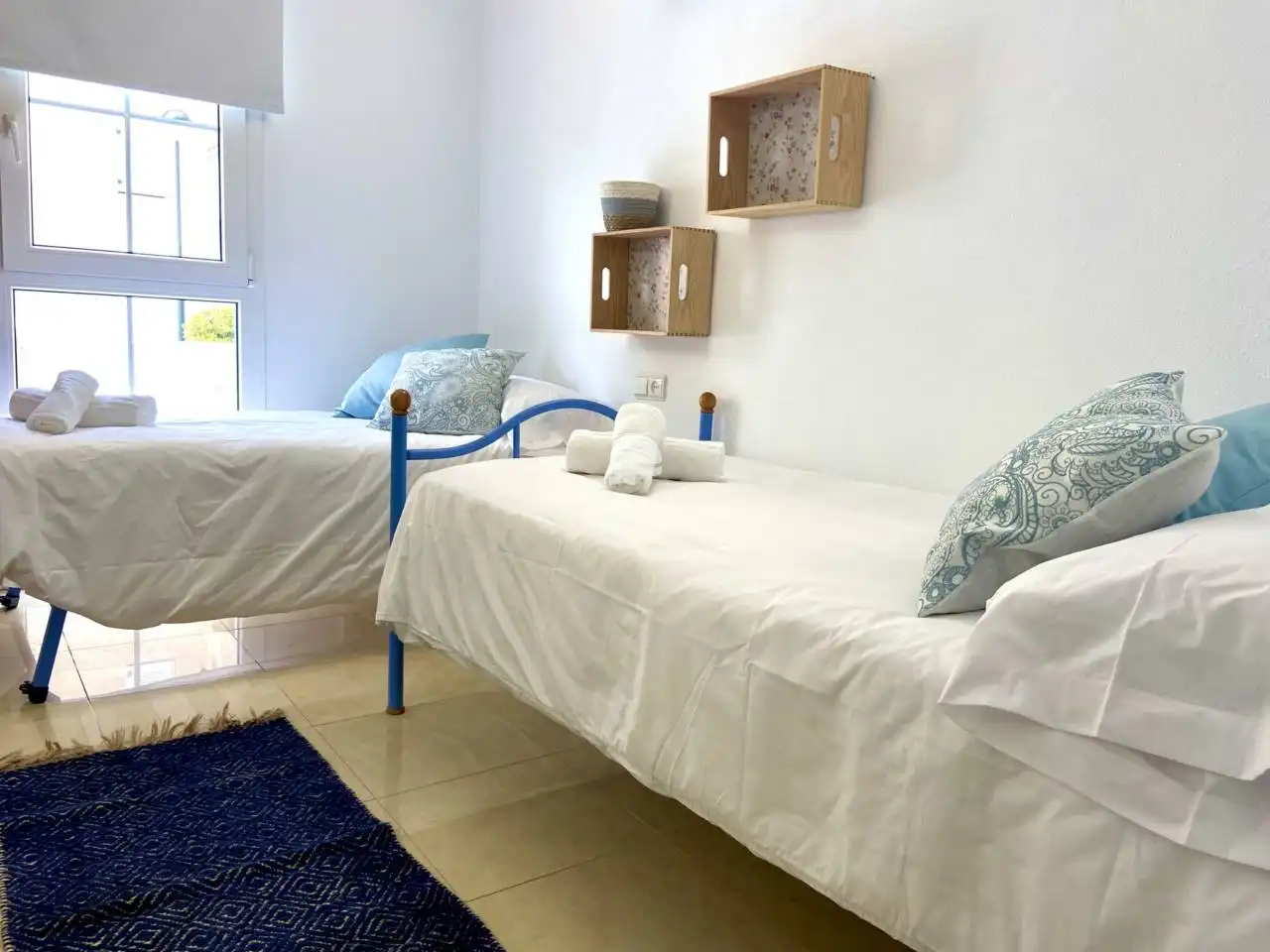 Schlafzimmer von Wohnung zur Miete in Vélez-Málaga mit Klimaanlage, Terrasse und Möbliert
