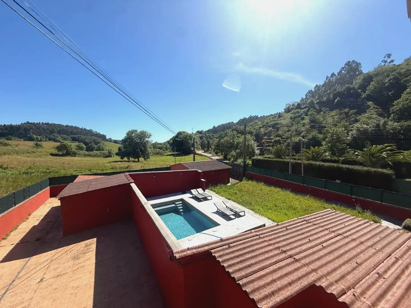 Piscina de Casa o chalet en venta en Castrillón con Calefacción, Jardín privado y Piscina