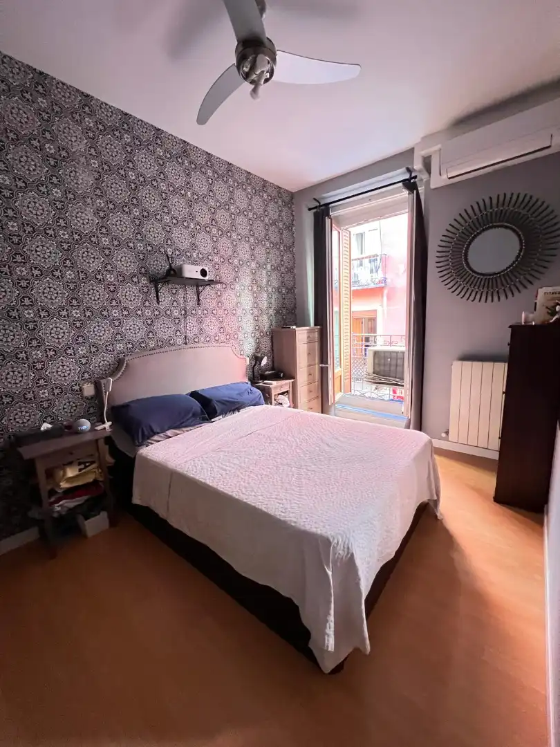 Schlafzimmer von Wohnung zum Verkauf in Madrid mit Klimaanlage, Heizung und Möbliert