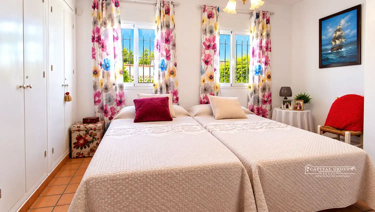 Bedroom of Houses for sale in Punta Umbría  with Private garden, Terrace and Furnished
