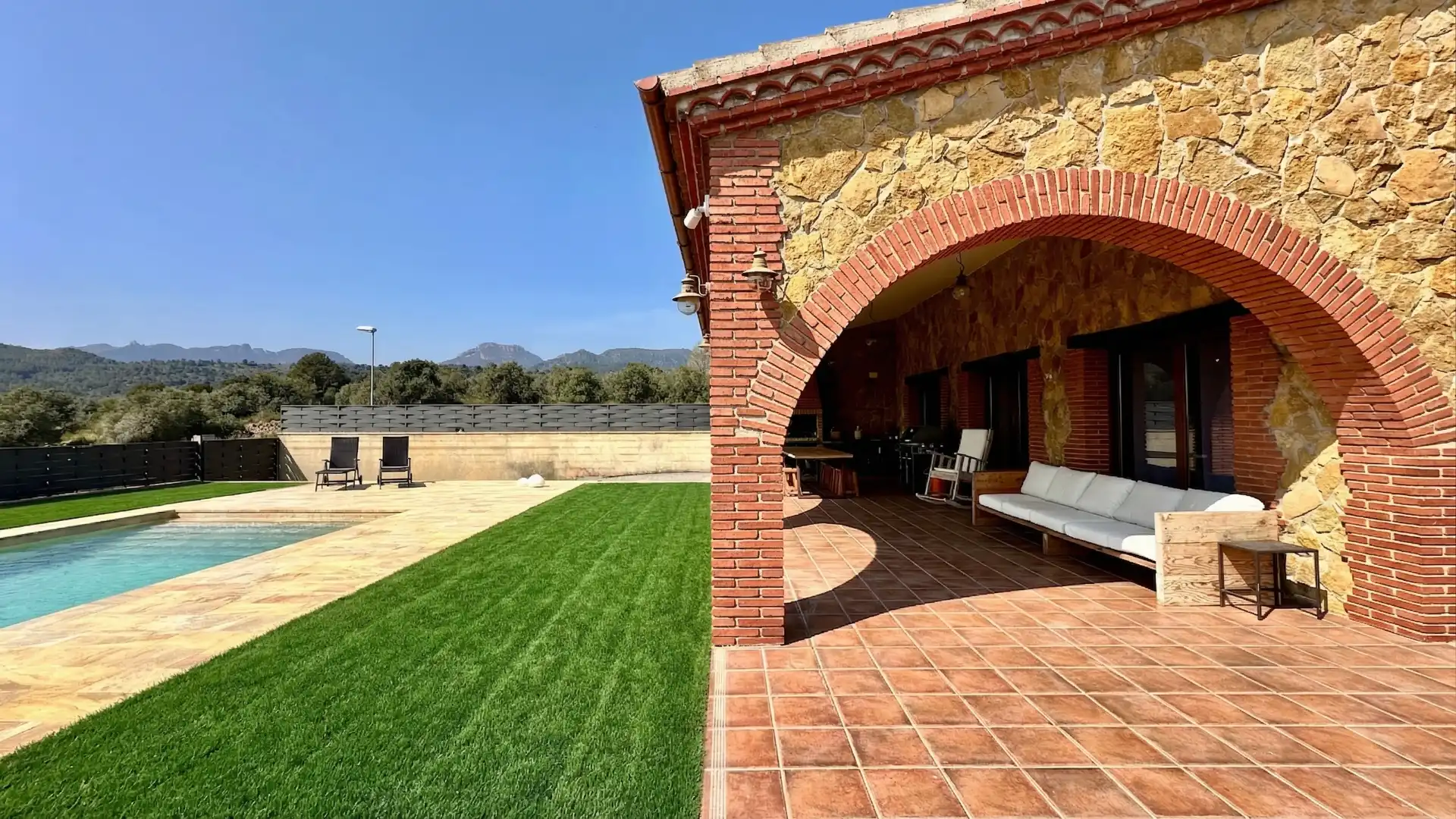 Terrace of Houses for sale in Vilanova d'Escornalbou  with Air Conditioner, Heating and Private garden