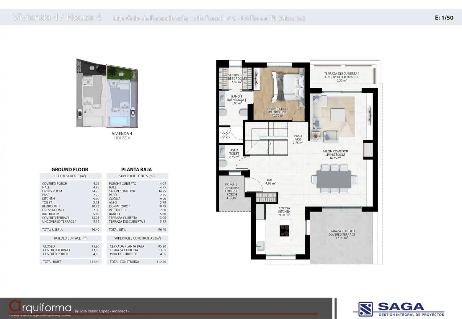 Maison mitoyenne avec piscine à vendre à Escandinavia - Cautivador, imagen 13