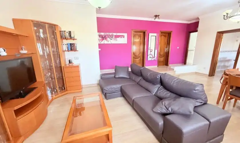Wohnzimmer von Haus oder Chalet zum Verkauf in Carboneras mit Klimaanlage, Heizung und Privatgarten