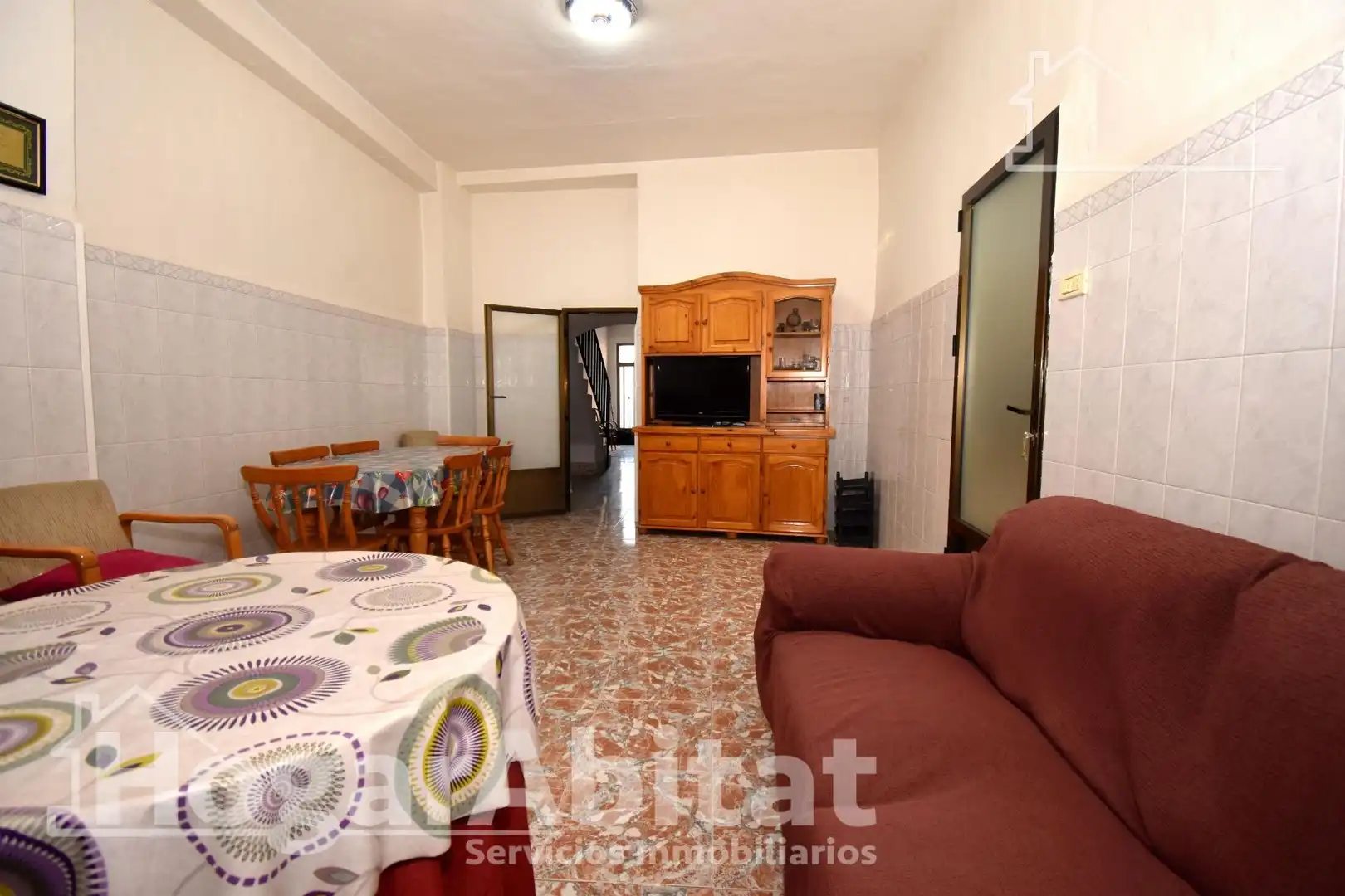 Sala d'estar de Casa o xalet en venda en Almazora / Almassora amb Terrassa i Moblat