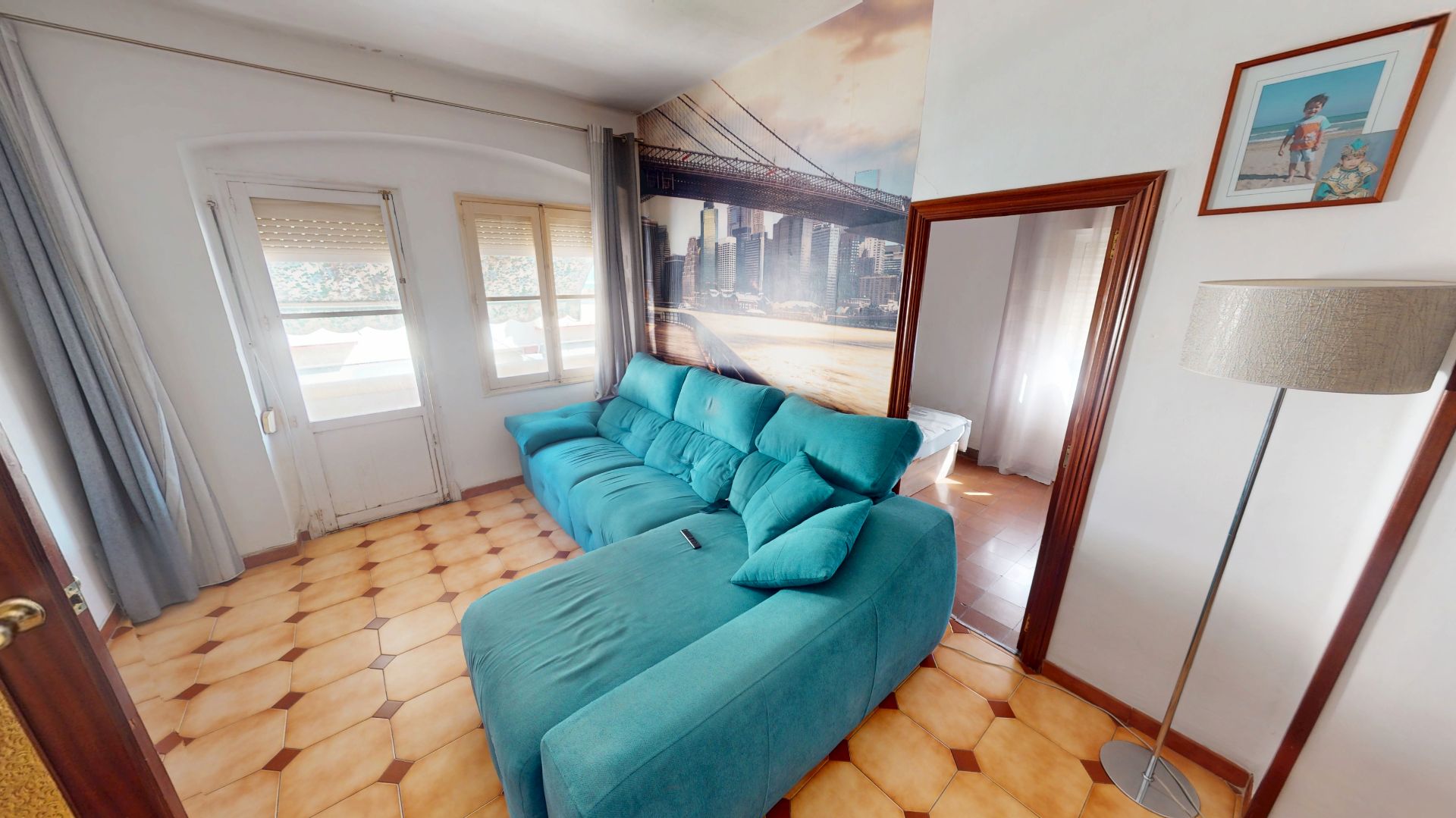Sala de estar de Piso en venta en Alicante / Alacant con Aire acondicionado y Balcón