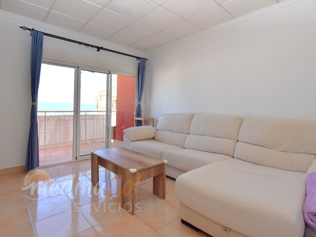Living room of Apartments for sale in Cartagena  with Terrace, Furnished and Balcony