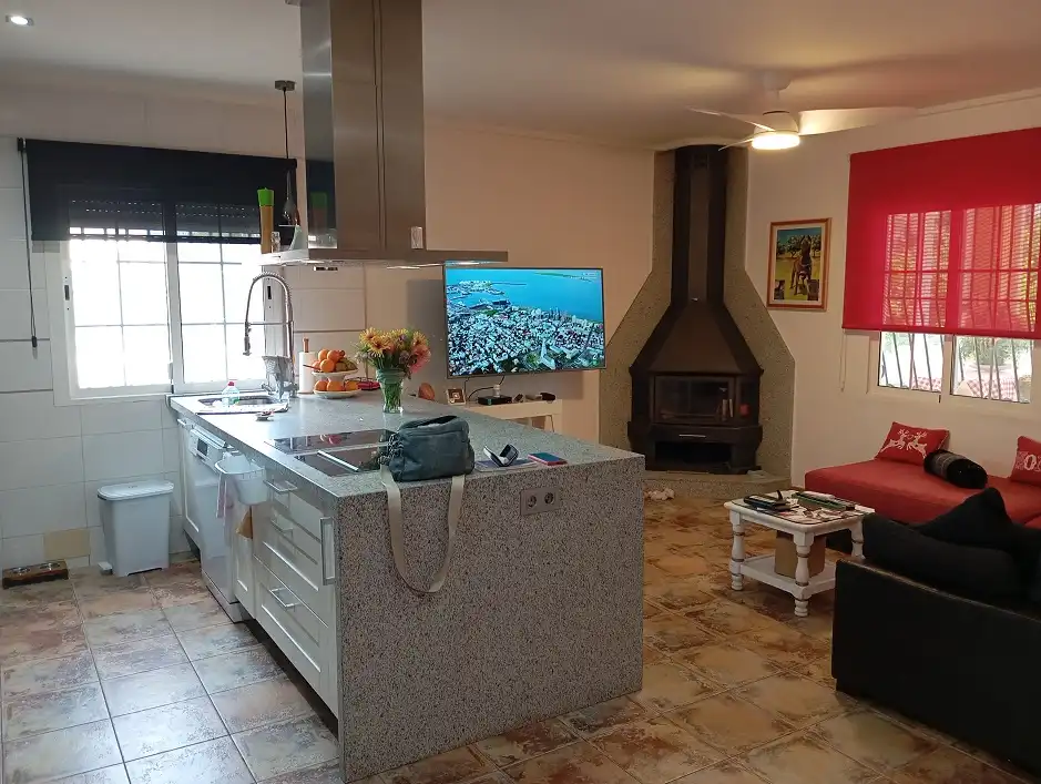 Sala de estar de Casa o chalet en venta en Elche / Elx con Jardín privado, Terraza y Piscina