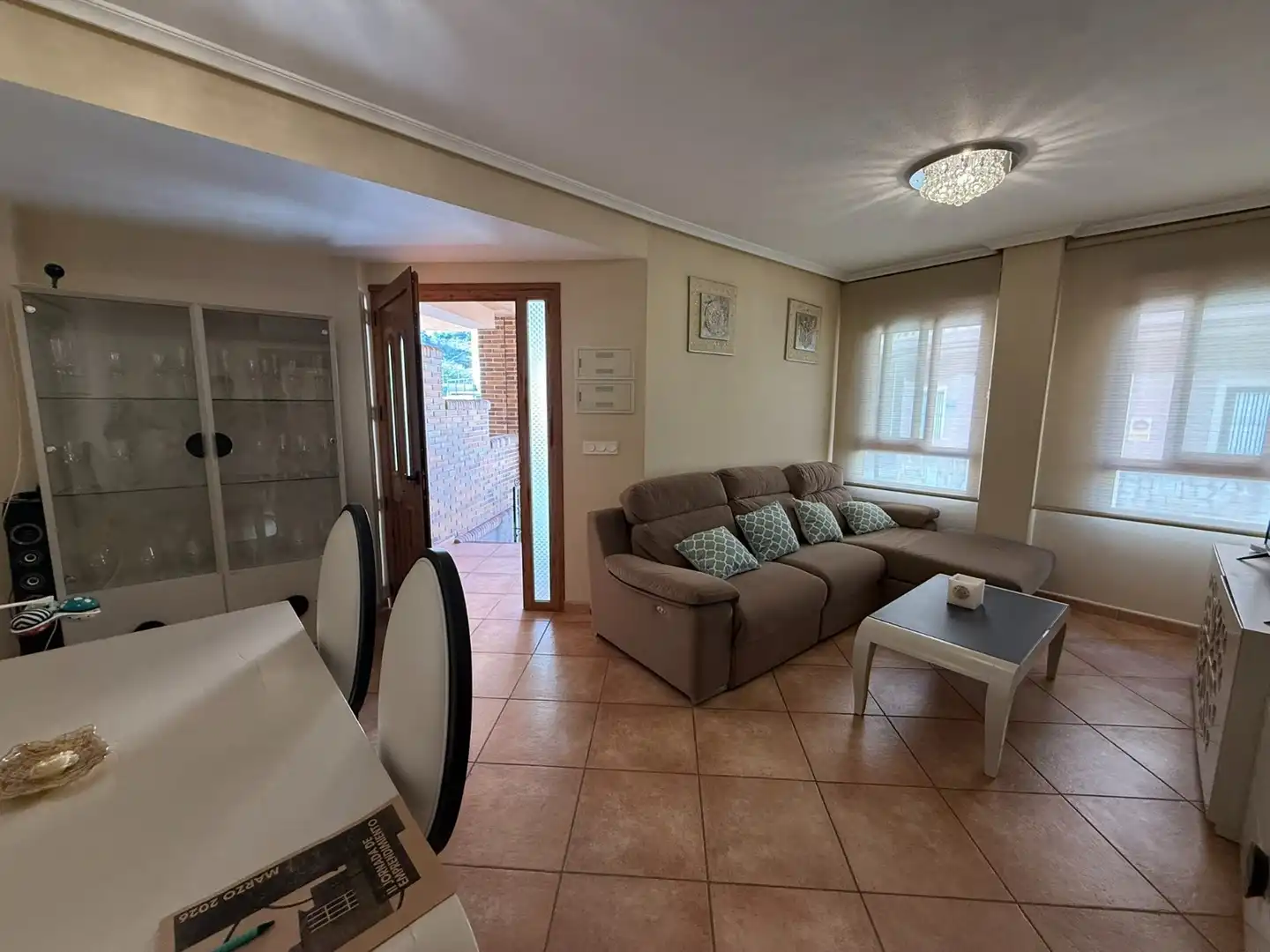 Sala de estar de Casa adosada en venta en Rojales con Aire acondicionado, Terraza y Amueblado