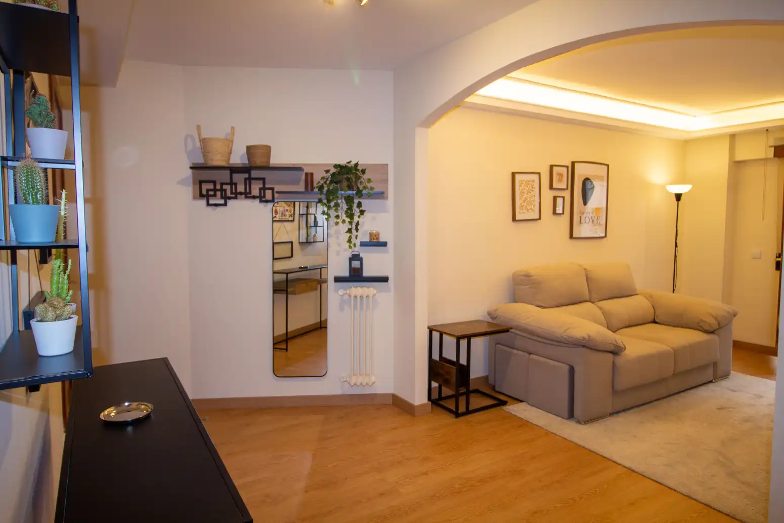 Sala de estar de Piso de alquiler en Gijón  con Calefacción, Terraza y Trastero