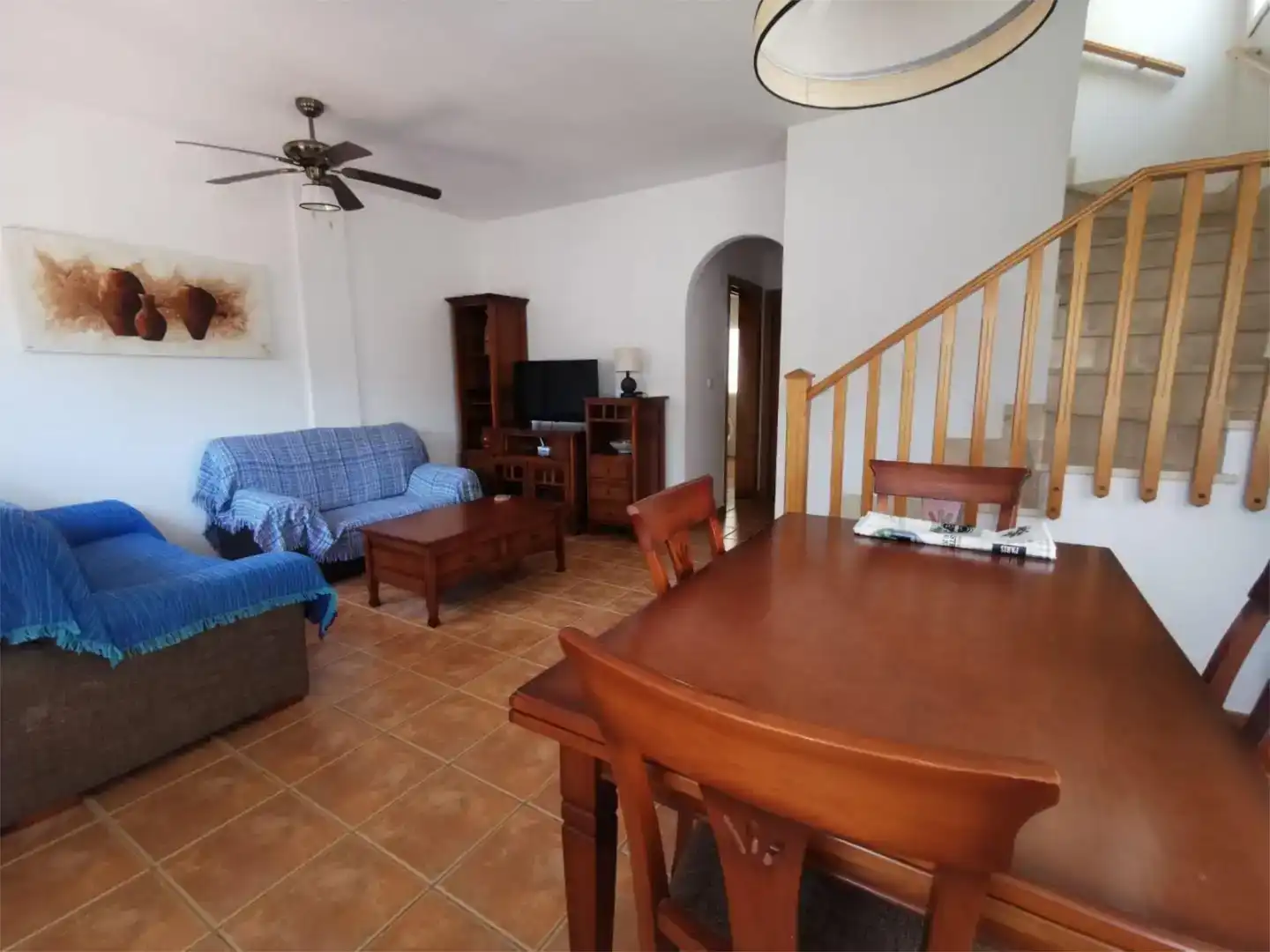 Sala d'estar de Casa o xalet de lloguer en Pilar de la Horadada