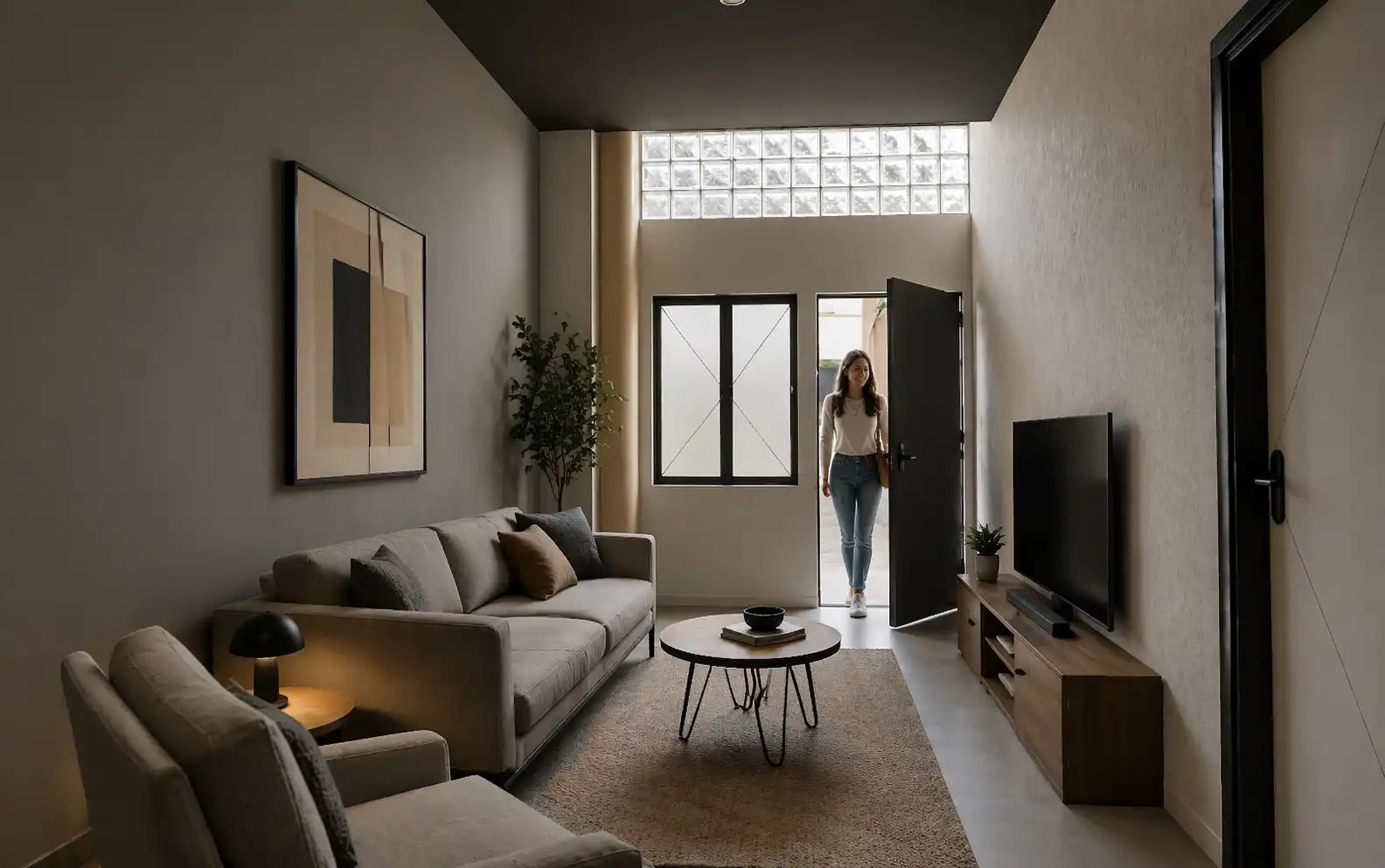 Sala de estar de Apartamento en venta en Valladolid con Aire acondicionado, Parquet y Amueblado