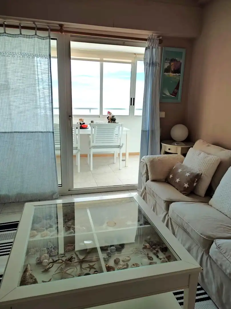 Living room of Flat for rent in Elche / Elx  with Terrace, Furnished and Community pool