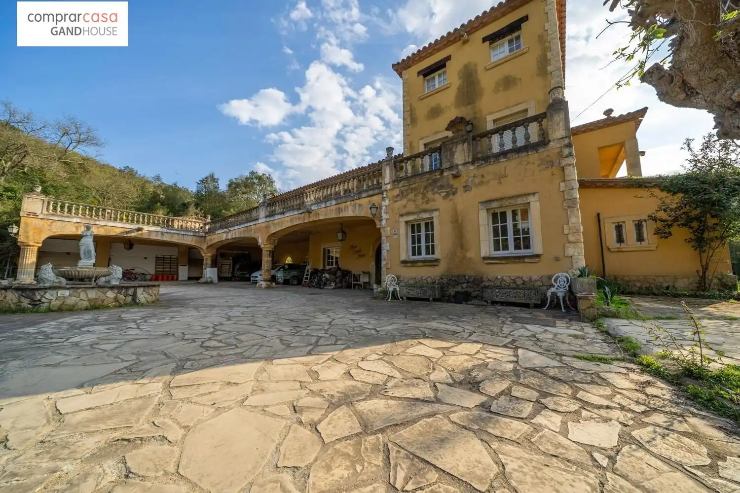 Vista exterior de Finca rústica en venta en Caldes de Malavella con Aire acondicionado, Jardín privado y Terraza