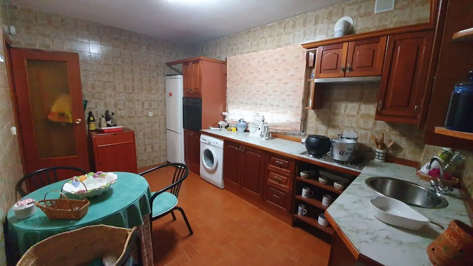 Cocina de Casa o chalet en venta en Aldea del Fresno con Aire acondicionado y Piscina