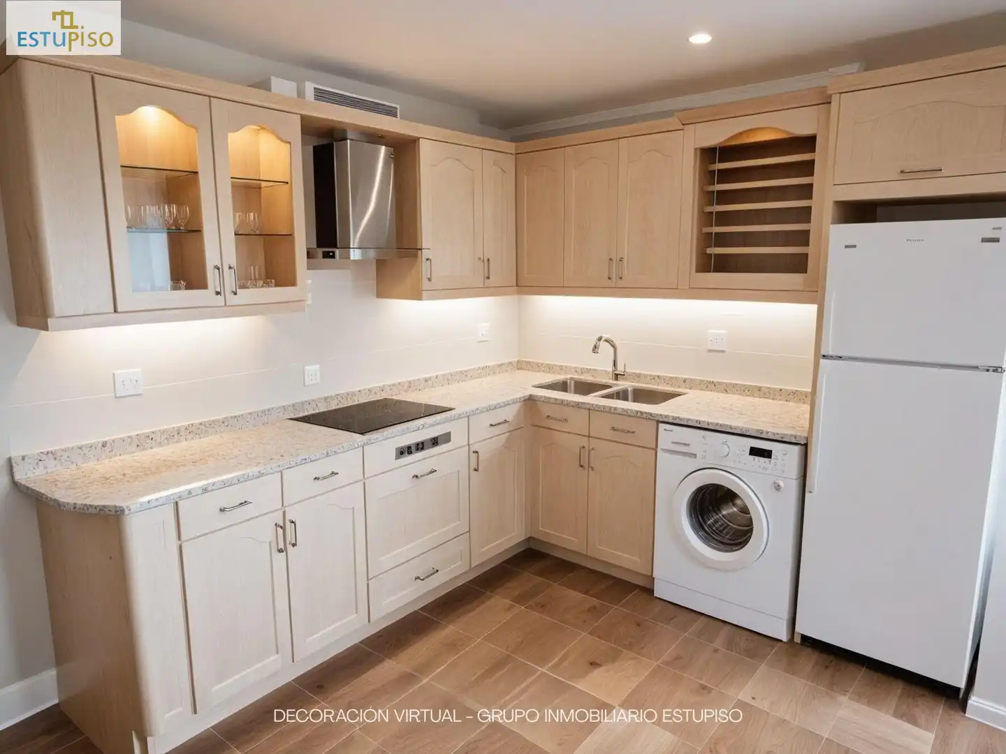 Kitchen of Flat for sale in Vitoria - Gasteiz  with Heating, Parquet flooring and Terrace