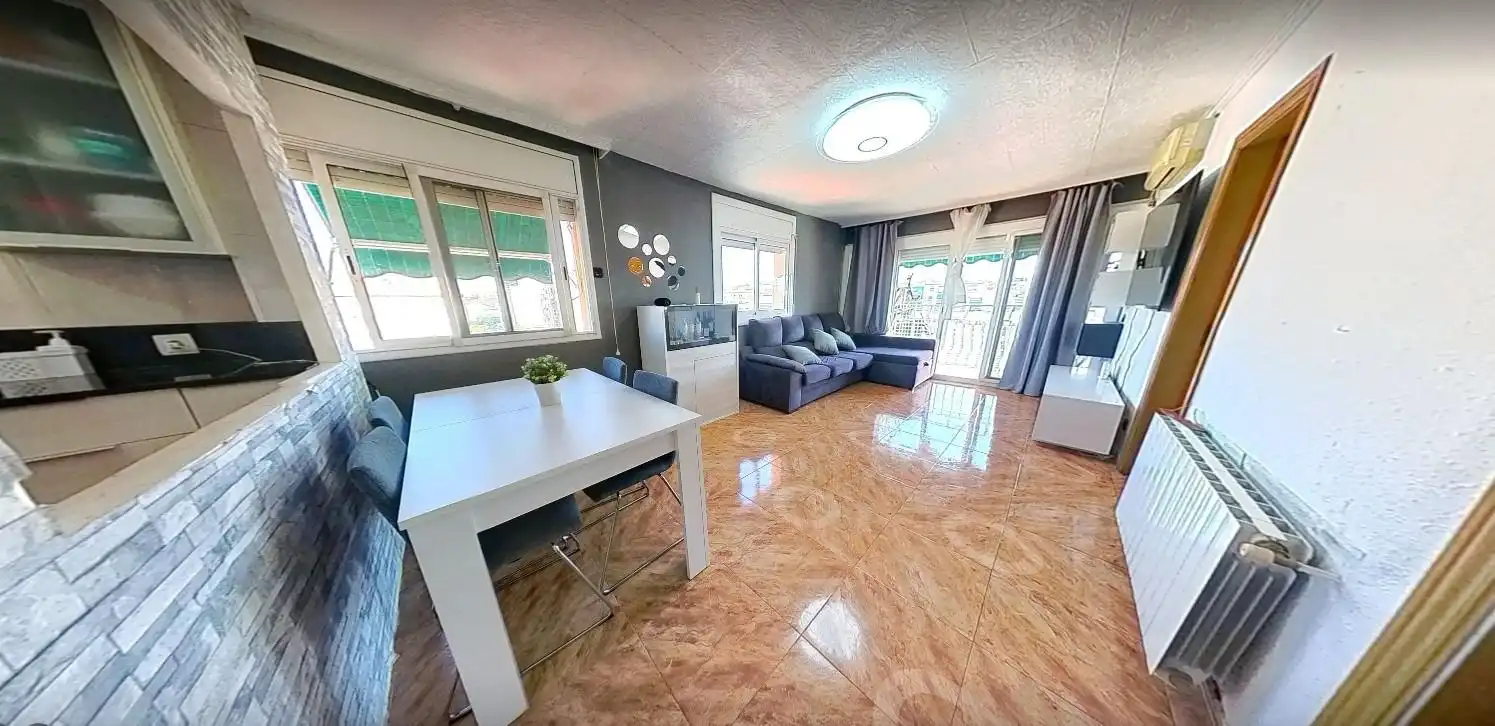 Living room of Flat for sale in Mollet del Vallès  with Air Conditioner, Heating and Balcony