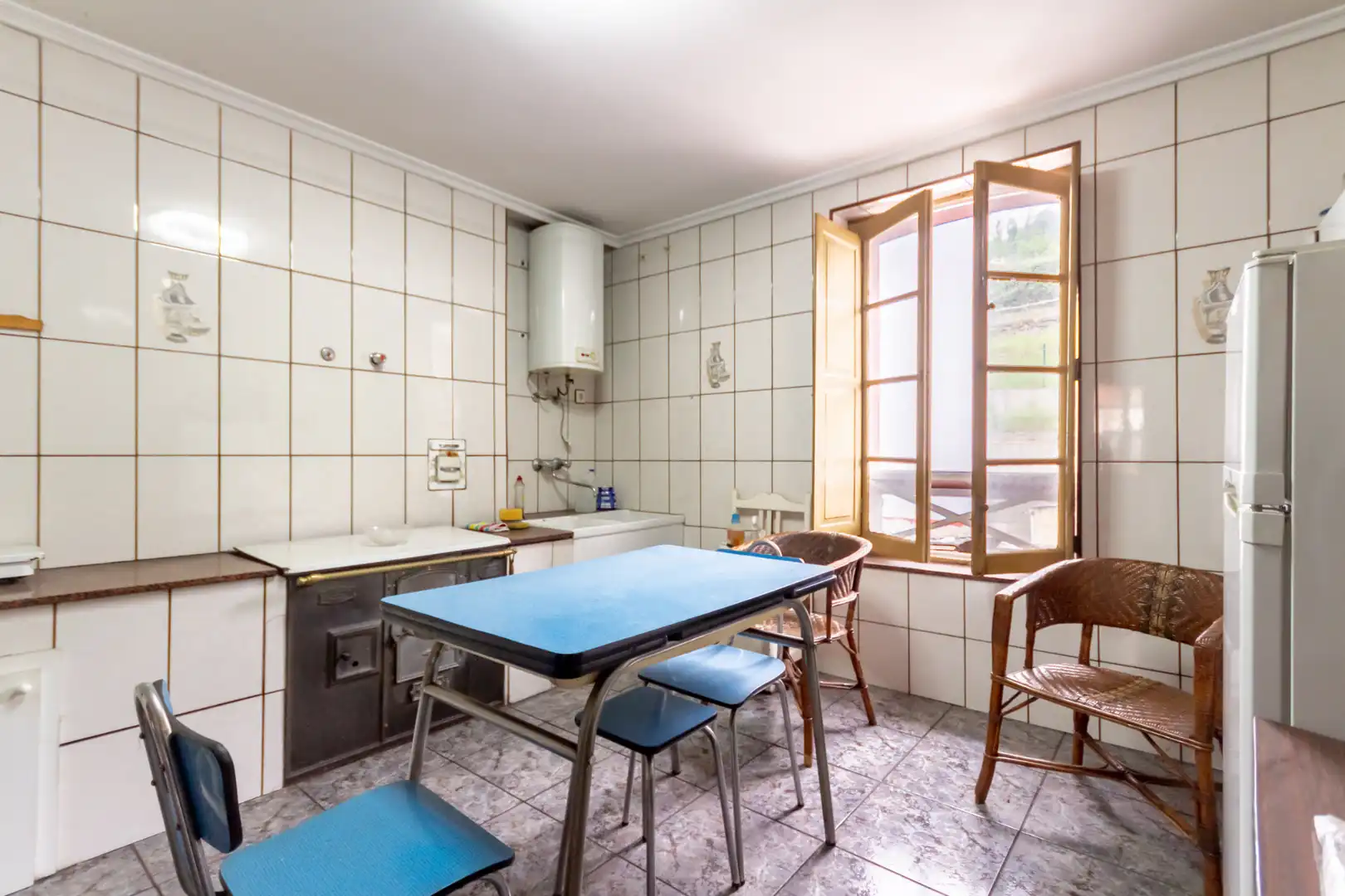 Küche von Wohnung zum Verkauf in Mieres (Asturias) mit Heizung, Parkett und Möbliert
