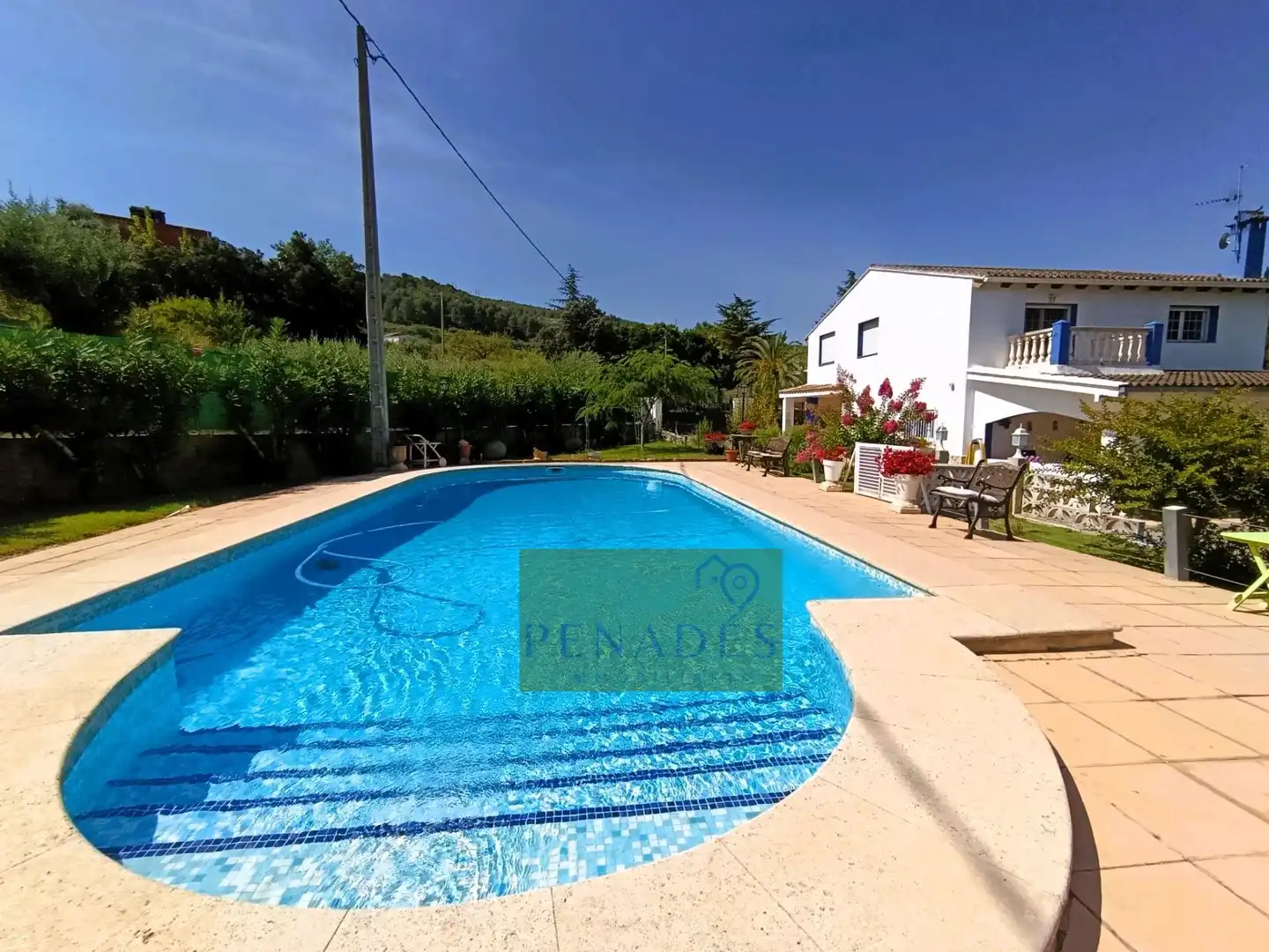 Piscina de Casa o xalet en venda en Ontinyent amb Calefacció, Jardí privat i Terrassa