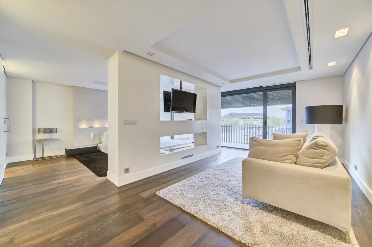 Sala de estar de Casa o chalet de alquiler en Zizur Mayor / Zizur Nagusia con Calefacción, Jardín privado y Parquet