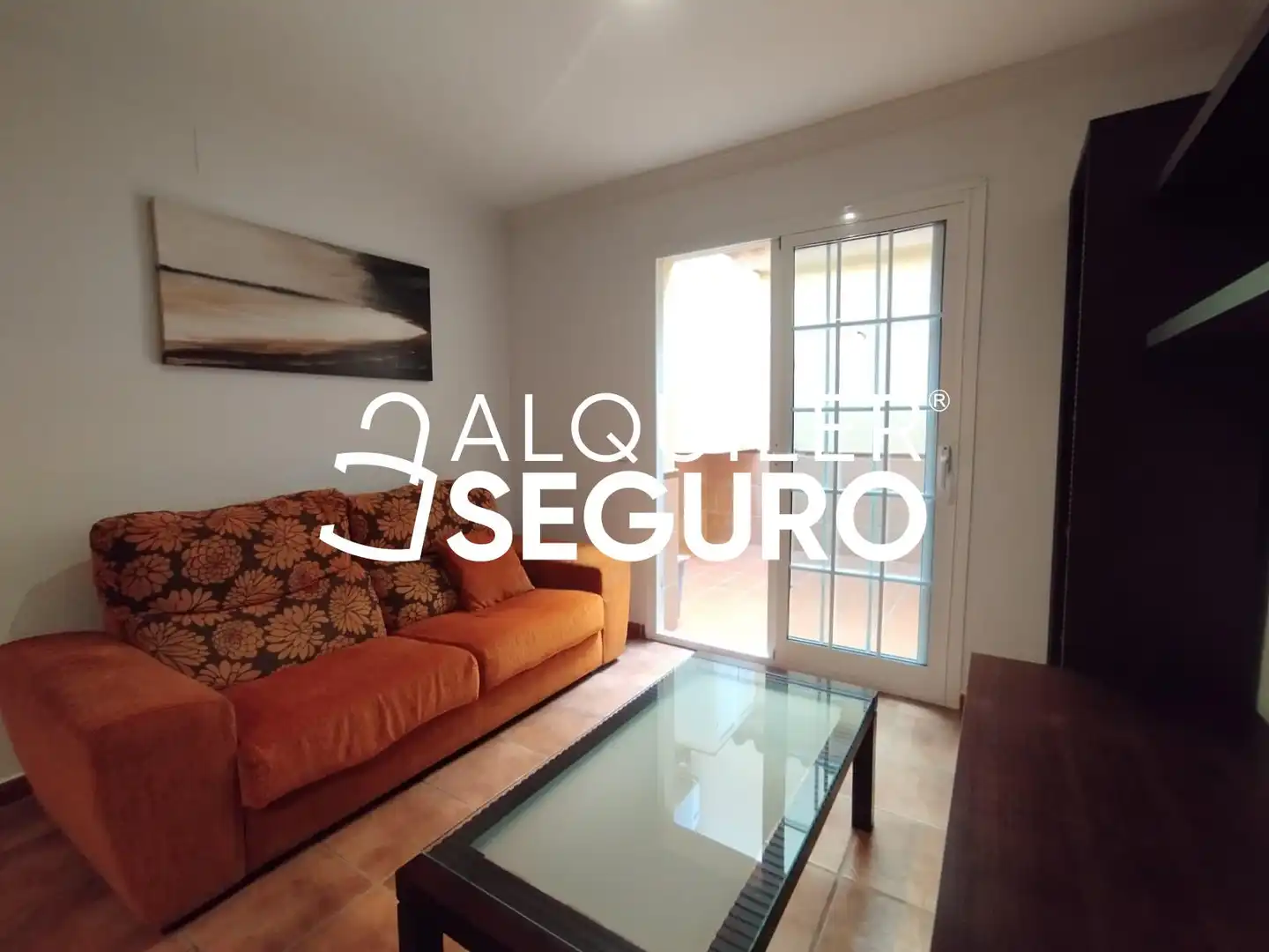 Sala de estar de Piso de alquiler en Mijas con Terraza y Amueblado