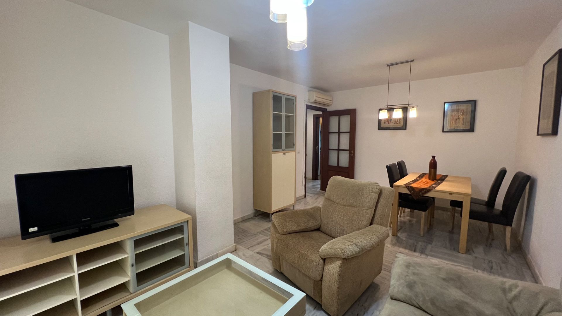 Sala d'estar de Pis en venda en Málaga Capital amb Aire condicionat, Terrassa i Traster