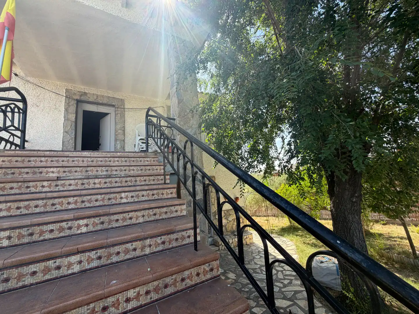 Vista exterior de Casa o chalet en venta en Escalona con Calefacción, Jardín privado y Terraza