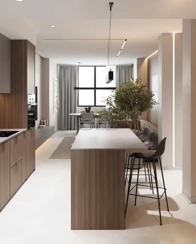 Cocina de Dúplex en venta en Villajoyosa / La Vila Joiosa con Aire acondicionado y Amueblado