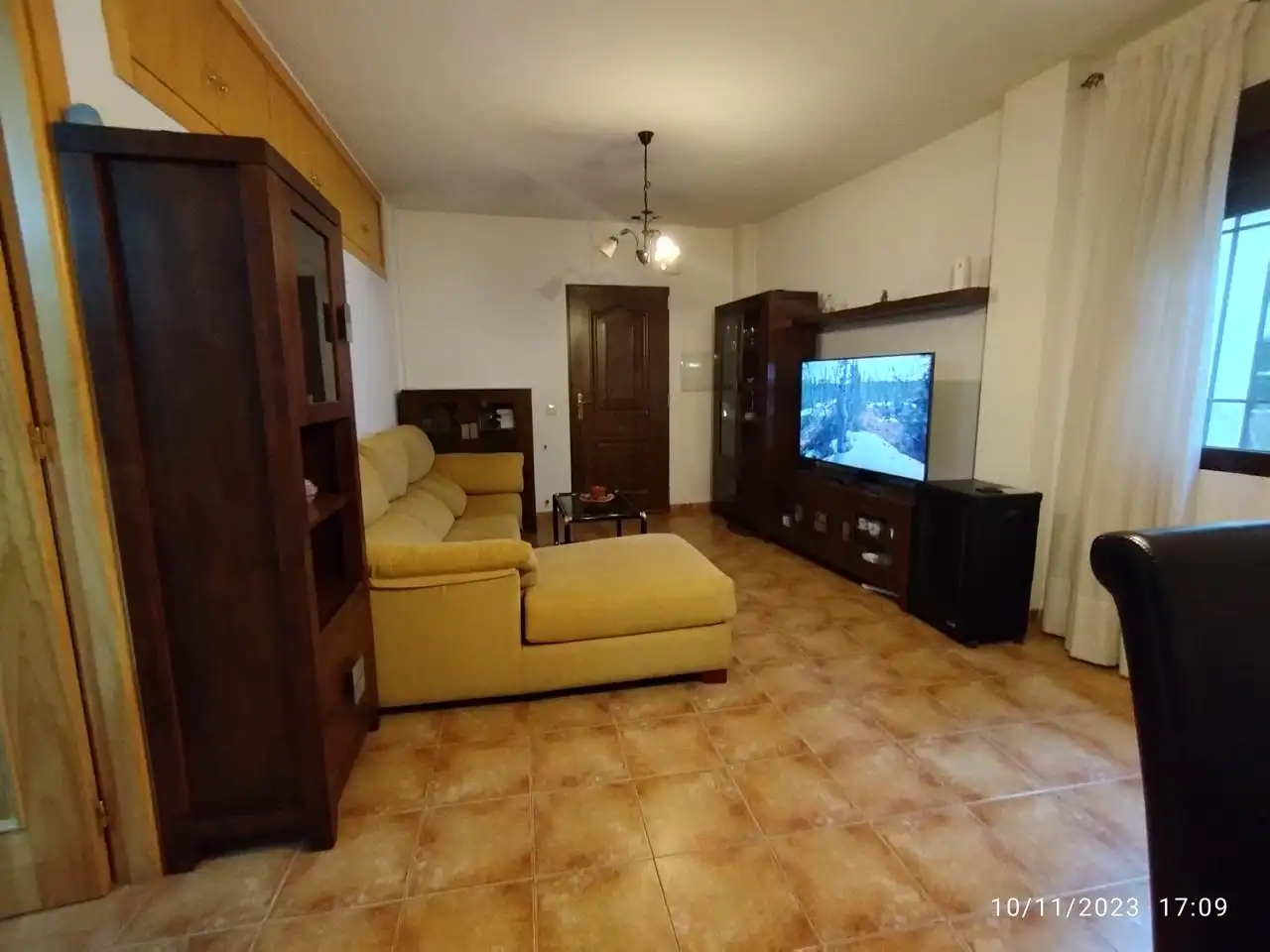 Sala de estar de Finca rústica en venta en Cabezabellosa con Terraza