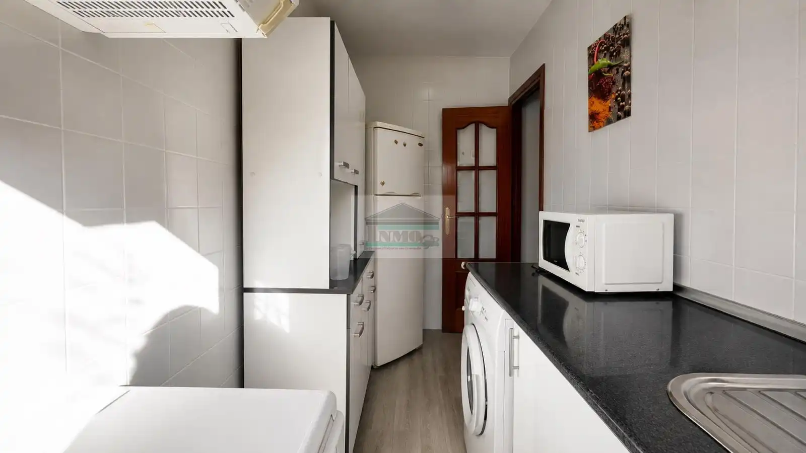 Kitchen of Flat for rent in Granada  with Air Conditioner, Furnished and Balcony