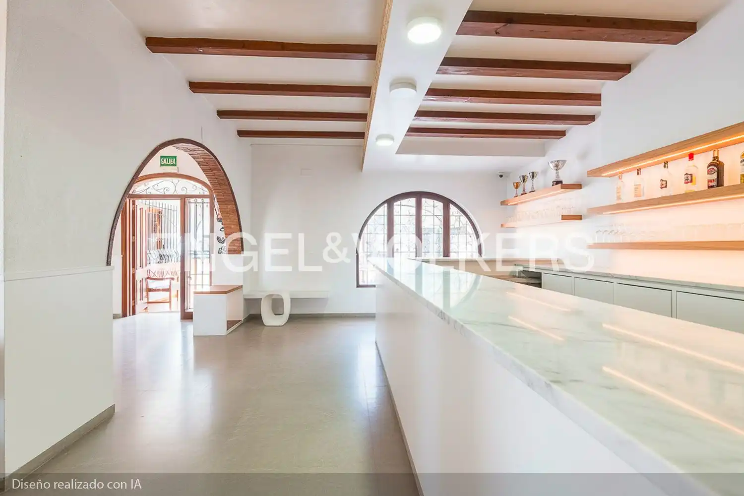 Cocina de Casa o chalet en venta en La Font d'en Carròs con Aire acondicionado, Calefacción y Jardín privado