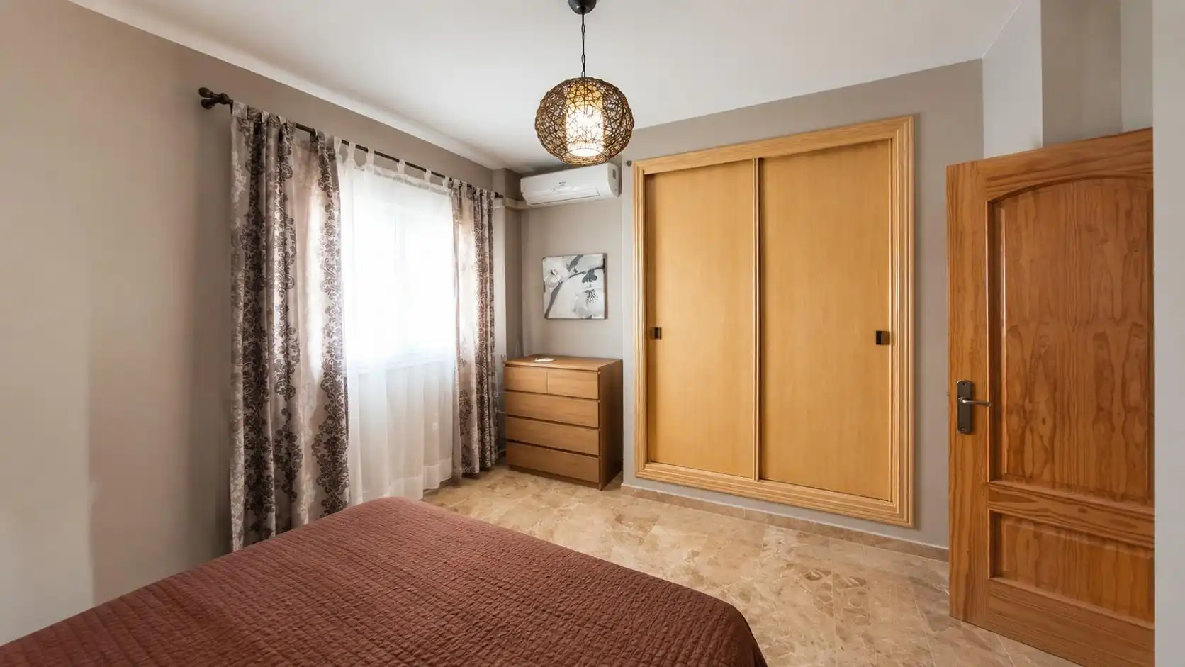 Bedroom of Flat for sale in Málaga  with Air Conditioner, Storage room and Balcony