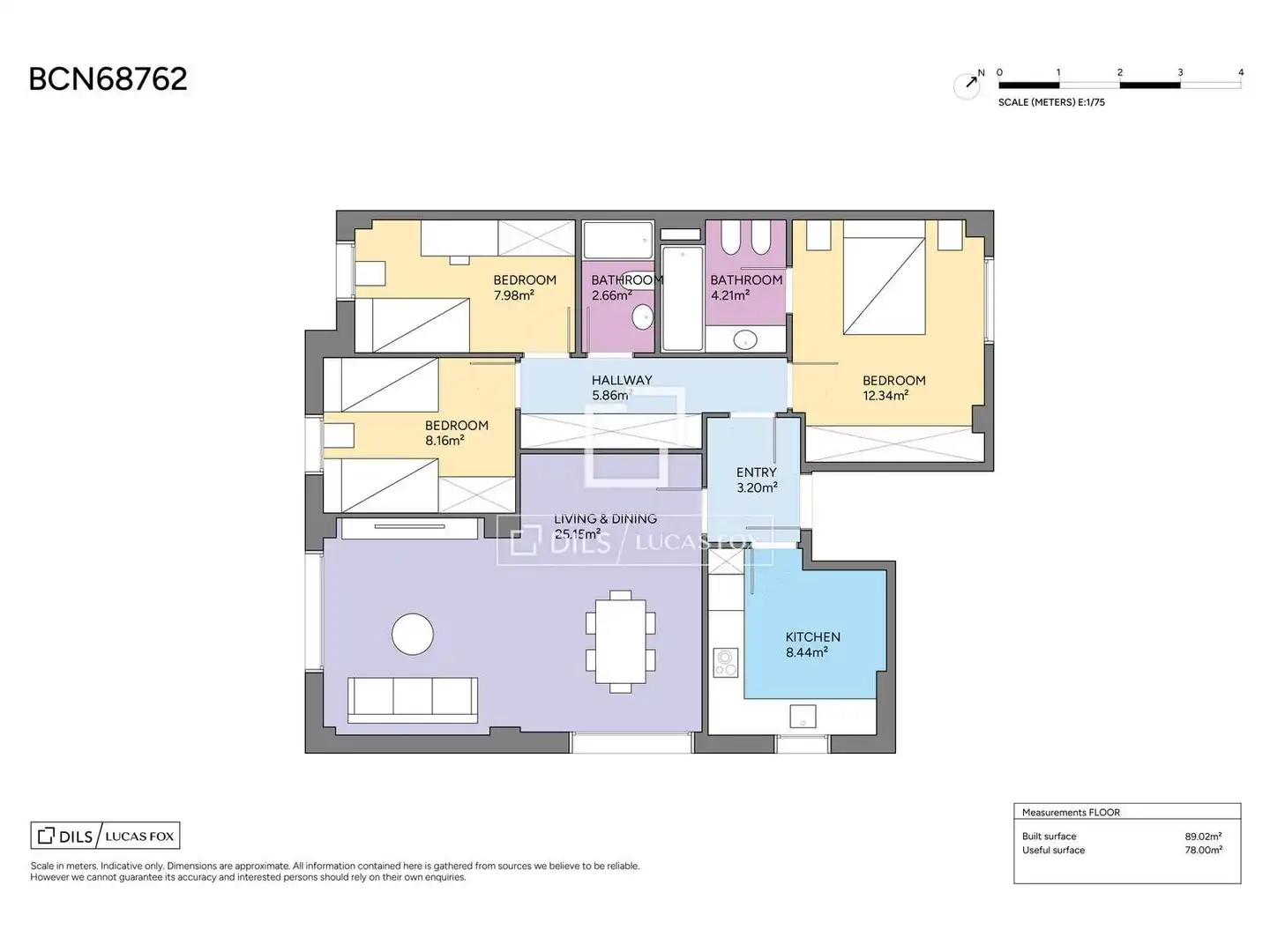 Piso en venta en Barcelona con Aire acondicionado, Calefacción y Parquet