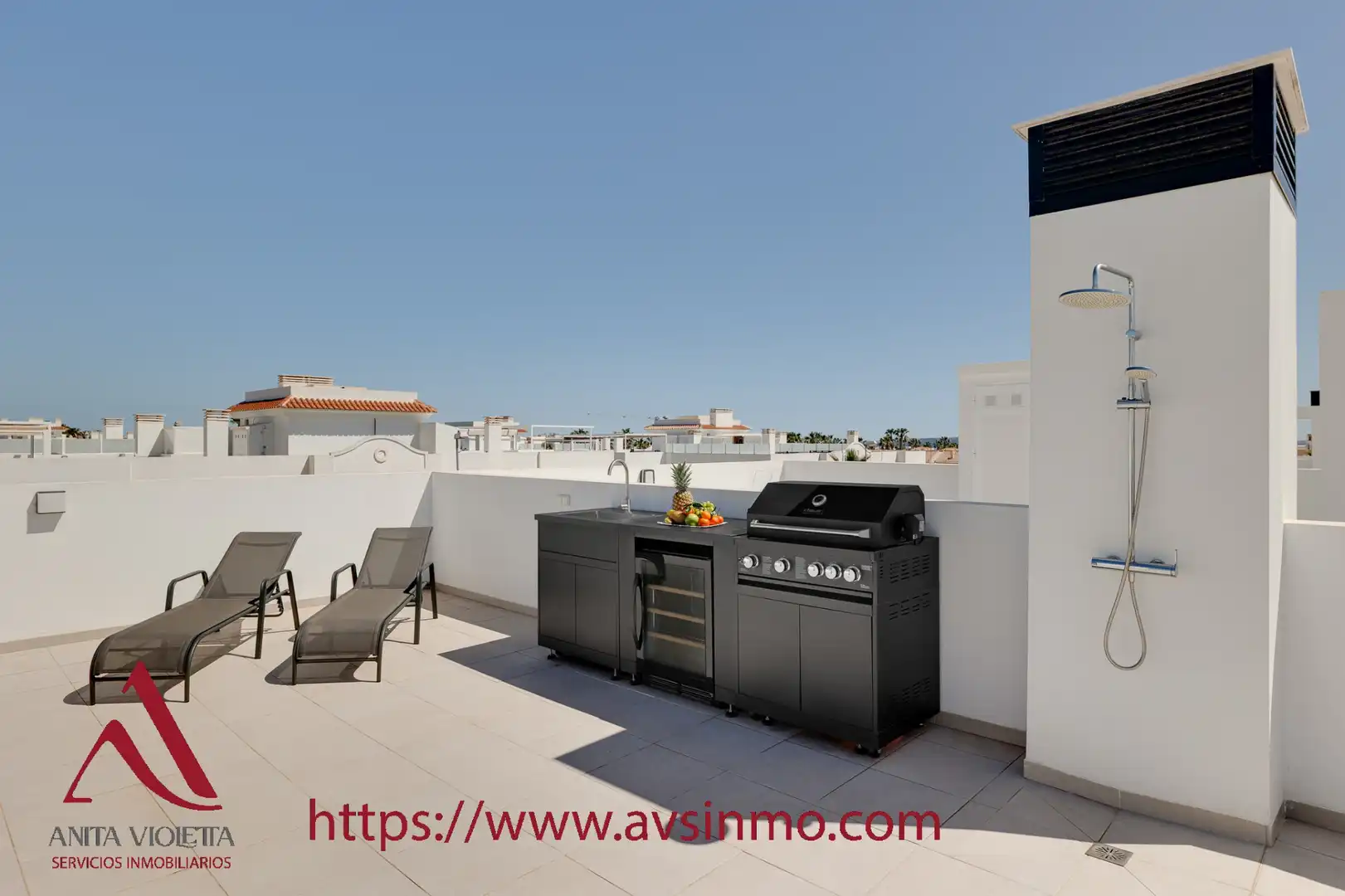 Terrace of Apartments for rent in Rojales  with Air Conditioner, Terrace and Furnished