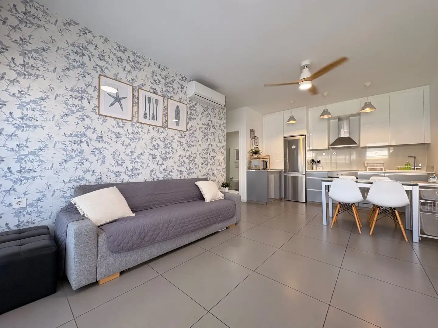Living room of Flat for rent in Pilar de la Horadada  with Air Conditioner, Heating and Terrace