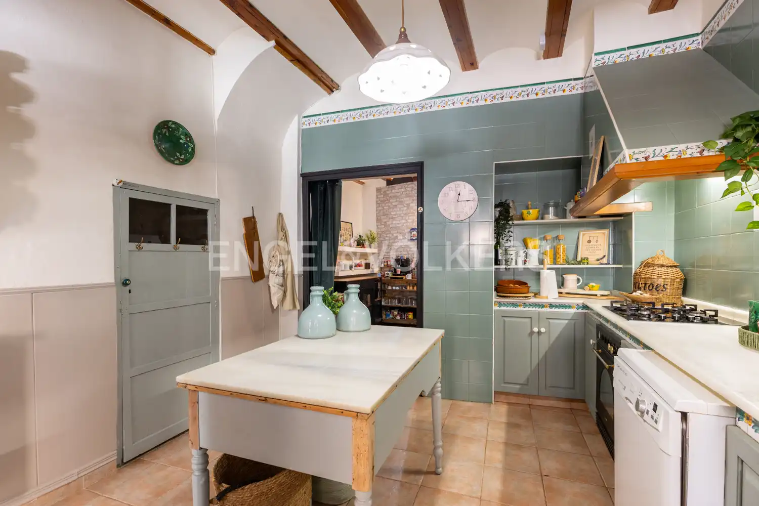 Cocina de Casa o chalet en venta en Alcublas con Aire acondicionado, Calefacción y Jardín privado