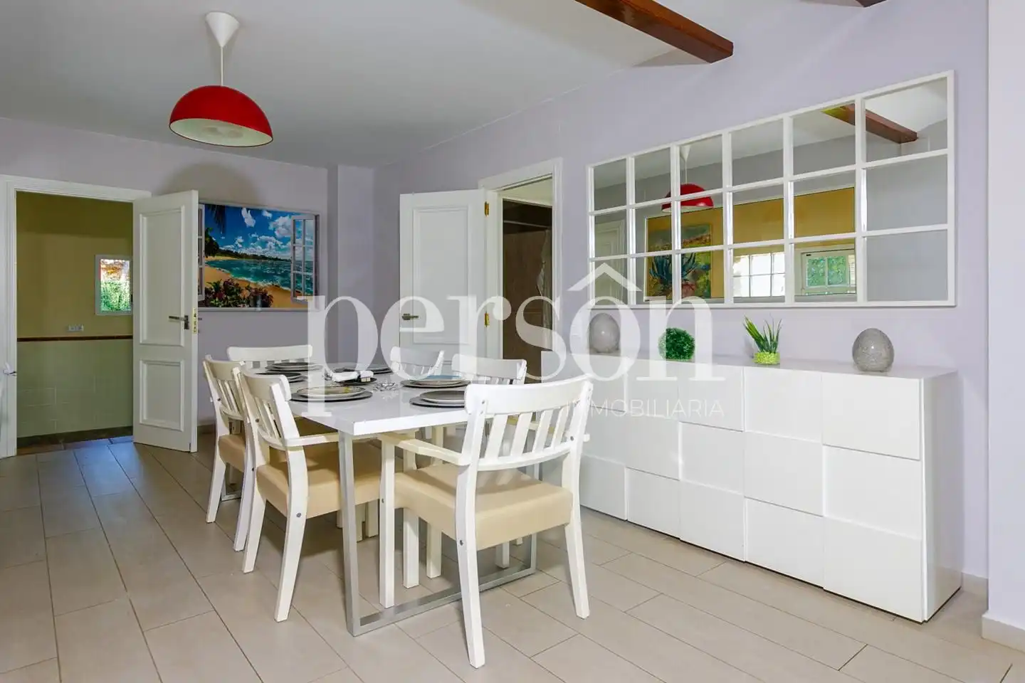 Dining room of Houses for rent in Bétera  with Air Conditioner, Private garden and Terrace
