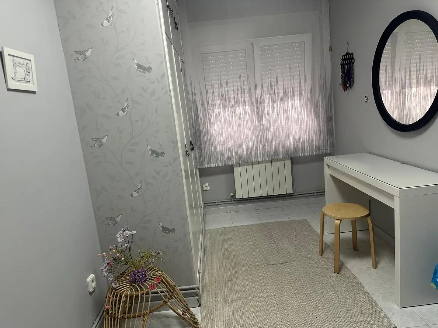 Schlafzimmer von Wohnung zur Miete in Pontevedra Capital  mit Heizung, Möbliert und Balkon