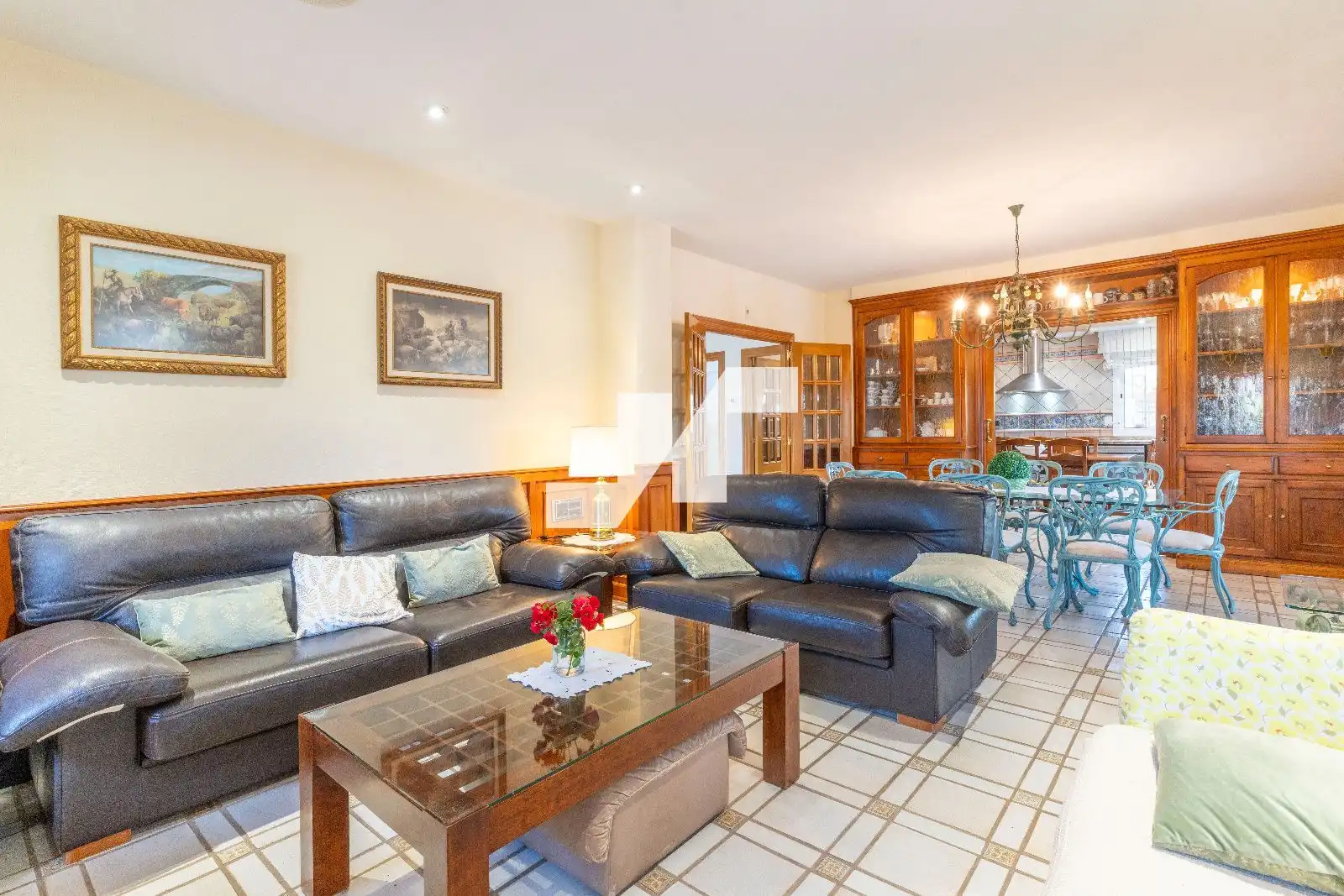 Sala d'estar de Casa o xalet en venda en Vila-real amb Aire condicionat, Calefacció i Terrassa