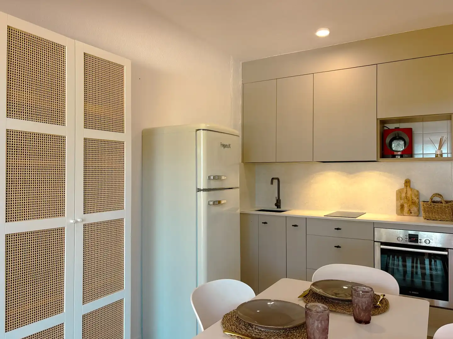 Cocina de Apartamento de alquiler en Islantilla con Calefacción, Terraza y Amueblado