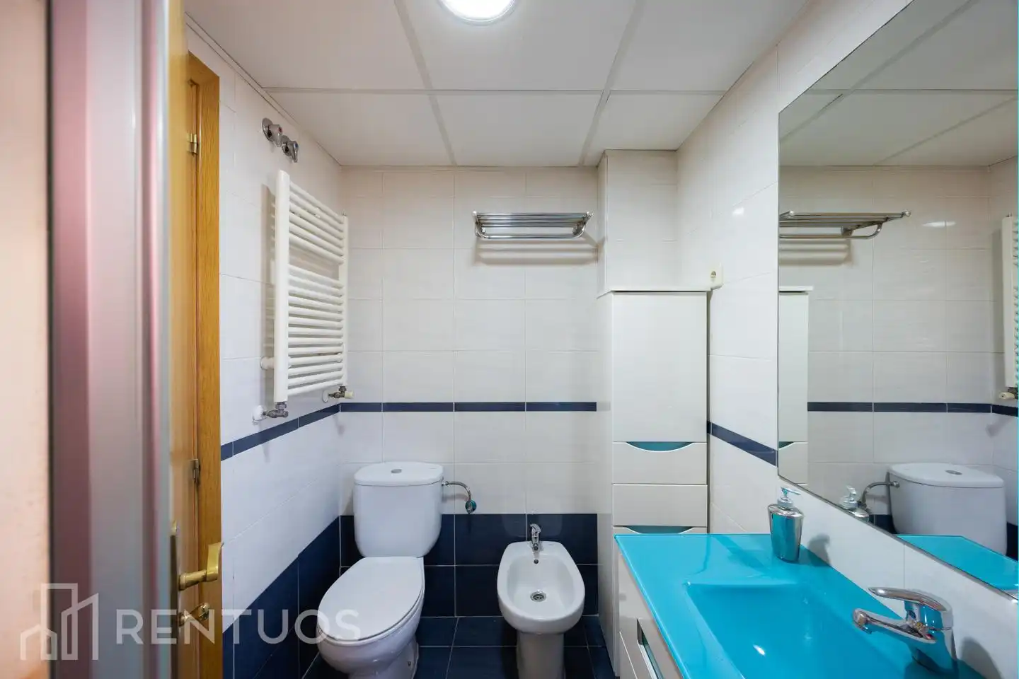 Baño de Piso de alquiler en Madrid con Aire acondicionado, Calefacción y Terraza
