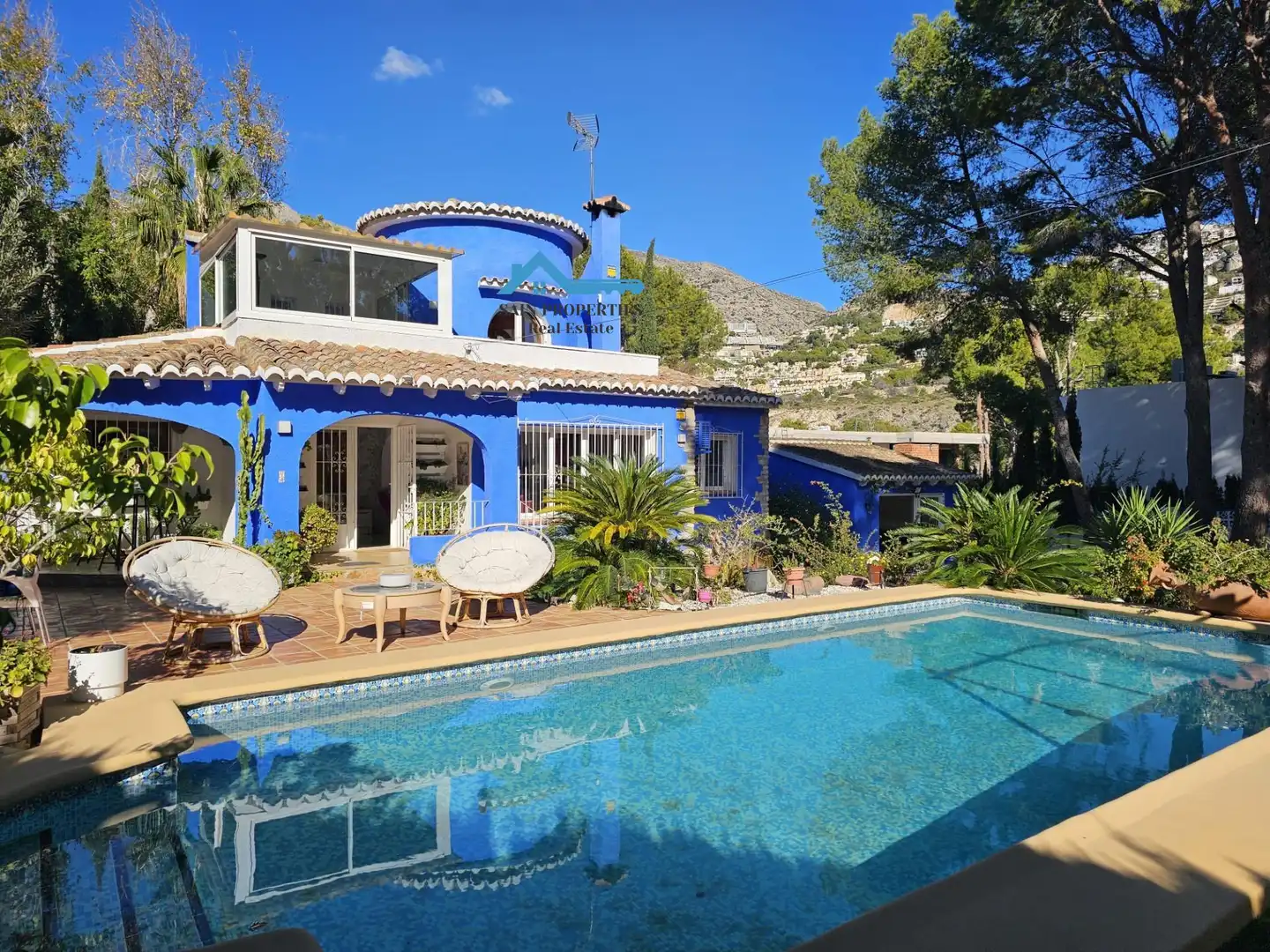 Vista exterior de Casa o chalet en venta en Altea con Aire acondicionado, Calefacción y Jardín privado
