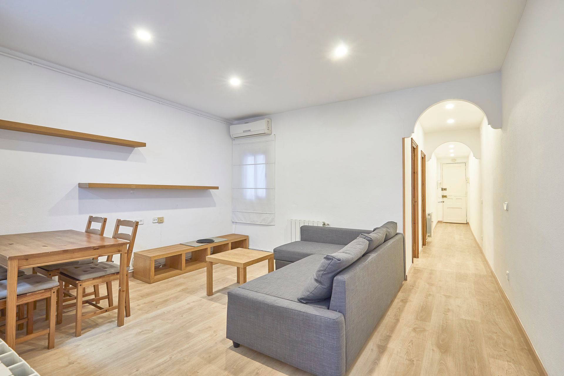 Sala d'estar de Pis en venda en  Barcelona Capital amb Aire condicionat i Calefacció