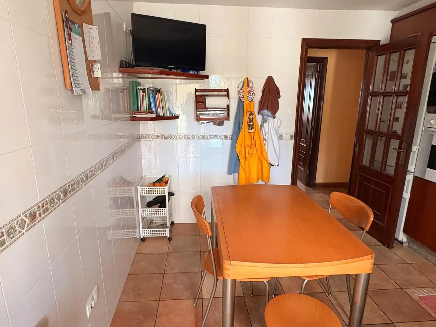 Cocina de Casa o chalet en venta en Santiago de Compostela  con Calefacción, Jardín privado y Terraza