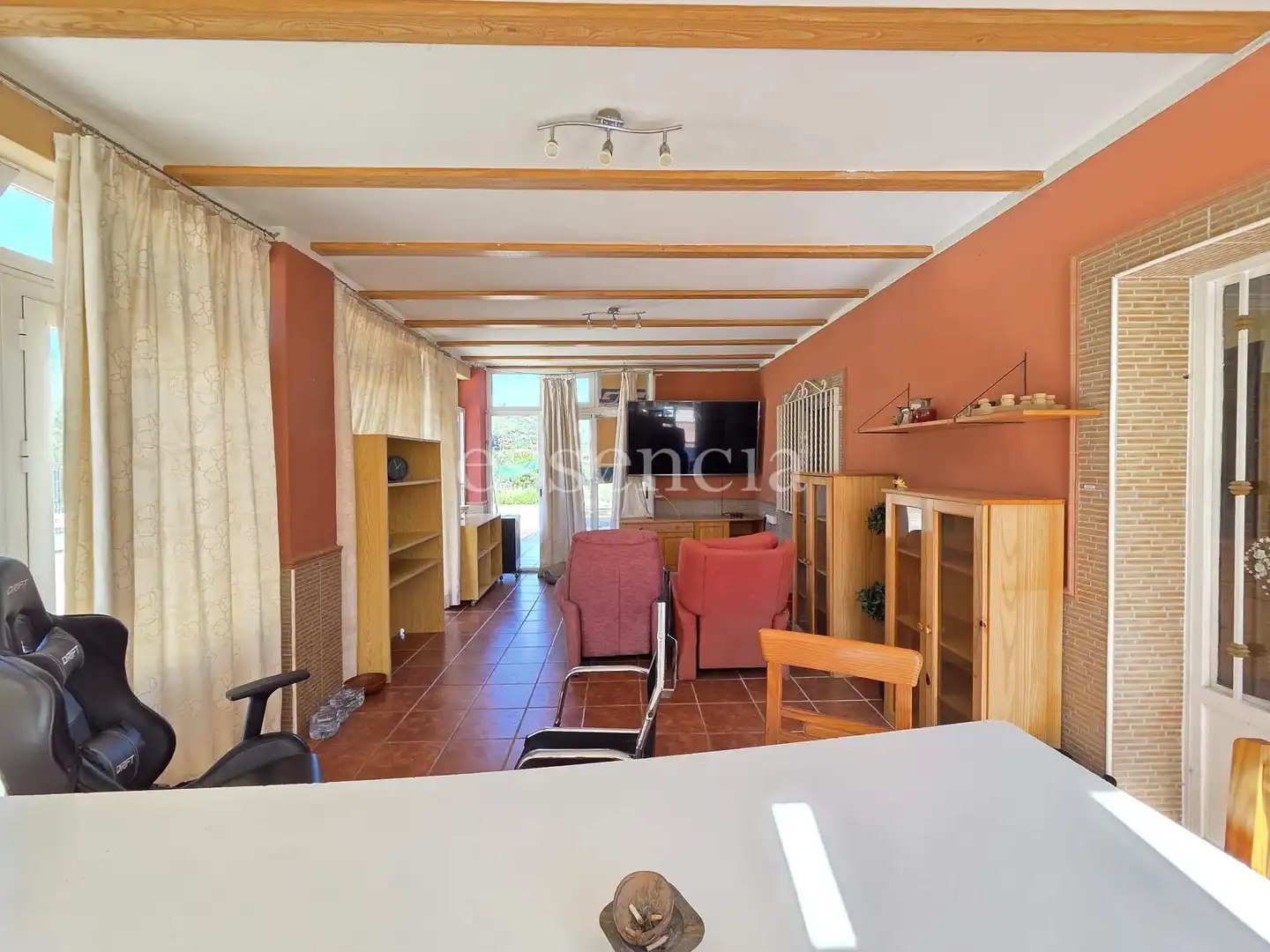 Sala de estar de Casa o chalet en venta en Vilallonga / Villalonga con Terraza