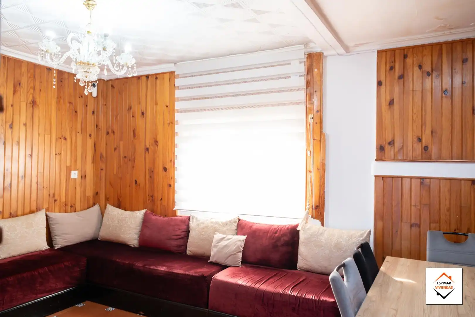 Wohnzimmer von Einfamilien-Reihenhaus zum Verkauf in Utebo mit Terrasse