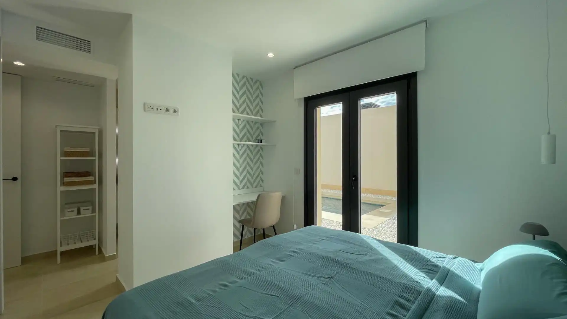 Bedroom of Houses for rent in Finestrat  with Air Conditioner, Heating and Private garden