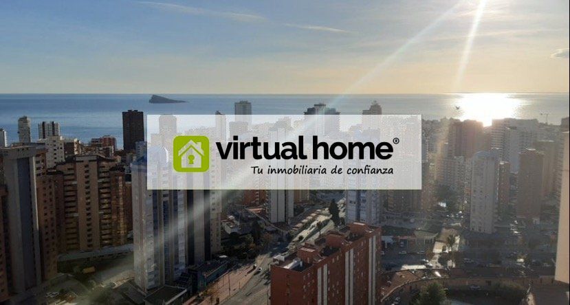 Vista exterior de Piso en venta en Benidorm con Aire acondicionado, Calefacción y Jardín privado