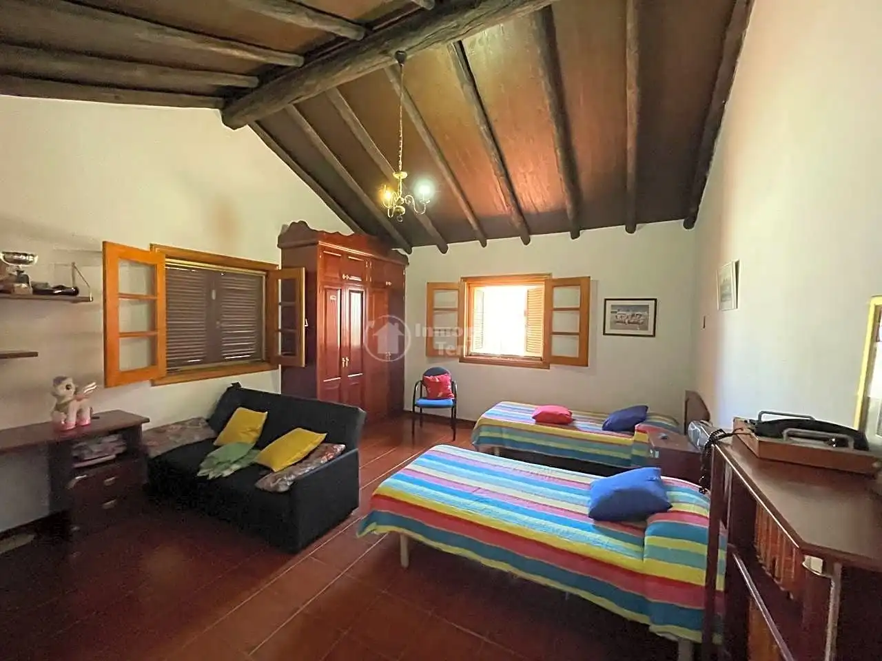 Sala de estar de Casa o chalet en venta en Arona con Jardín privado, Terraza y Piscina