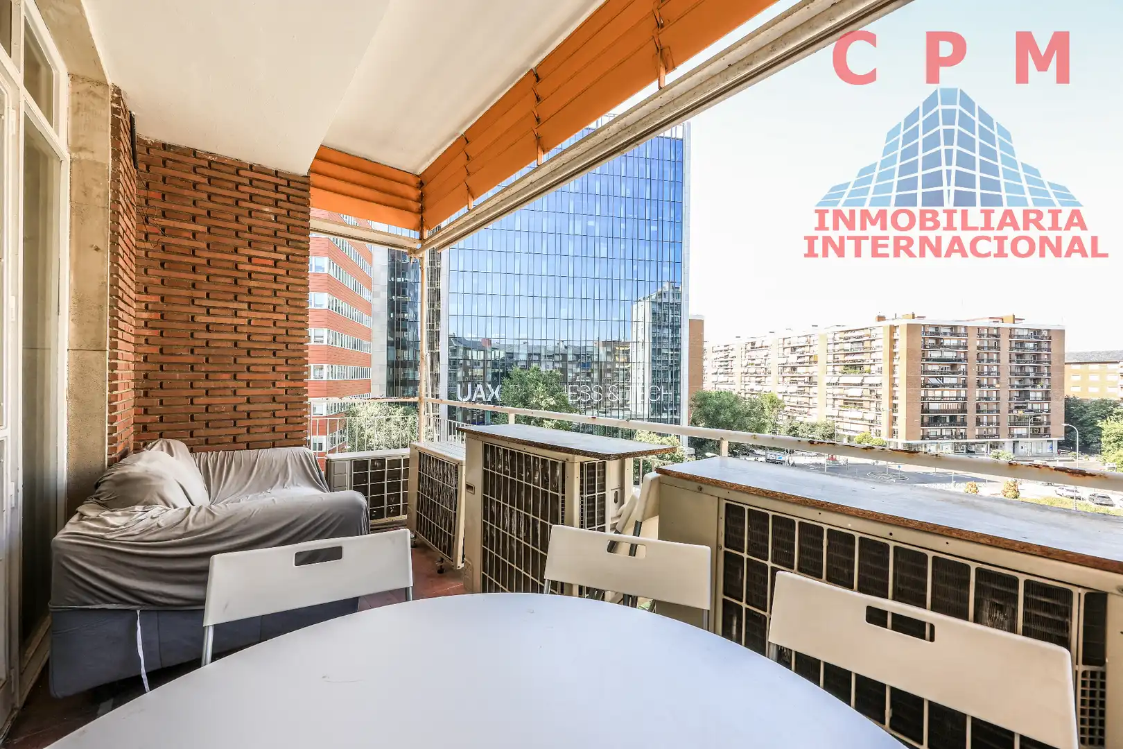 Terrasse von Wohnung zur Miete in Madrid mit Klimaanlage, Heizung und Parkett