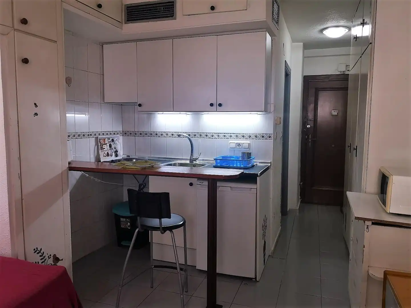 Kitchen of Study for rent in Granada  with Furnished